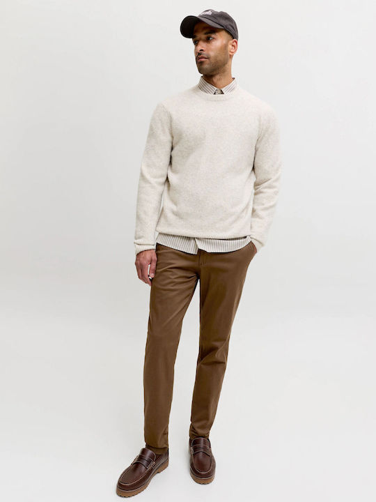 Jpstmarco Мъжки Панталон Чино Еластичен Slim Fit Cocoa