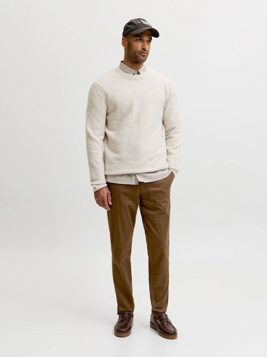 Jpstmarco Мъжки Панталон Чино Еластичен Slim Fit Cocoa