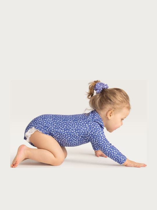 Swim Essentials Costum De Baie Pentru Copii Întreg Cu Abajur Albastru Leopard