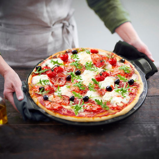 Emile Henry Backblech Pizza Keramik 43.5x36.5x3.3cm