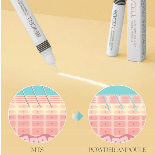 Revcell Vitathione Collagen Ampoule Serum for Face with Vitamin C and Collagen for Brightening 8g