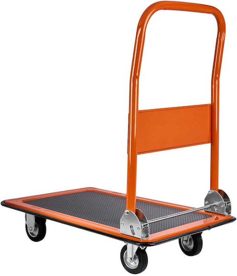 Kraft & Dele Transport-Wagen Folding for Load Weight up to 150kg in Gelb Color