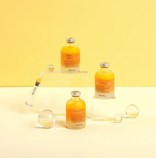Revcell 3-Days 3-Layer Ampoule Ενυδατικό Ampoule Serum Προσώπου με Νιασιναμίδη & Κολλαγόνο για Λάμψη & Σύσφιξη 55ml