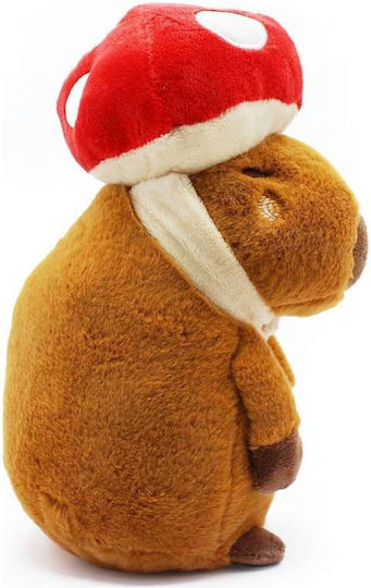 Joy-Toy Plush Capybara Mushroom