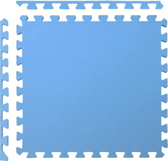 vidaXL Спортни Пъзел Подове Сини 60x60cm 24бр