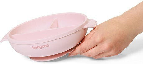 Babyono Children's Silicone Food Plate Blue