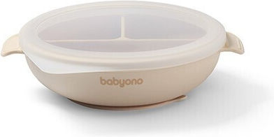 Babyono Детска Плоча за Храна от Силикон Син