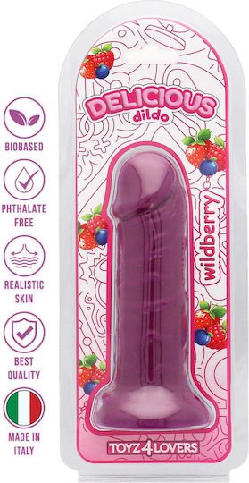 Toyz4lovers Realistic Dildo Dildo With Suction Cup Purple