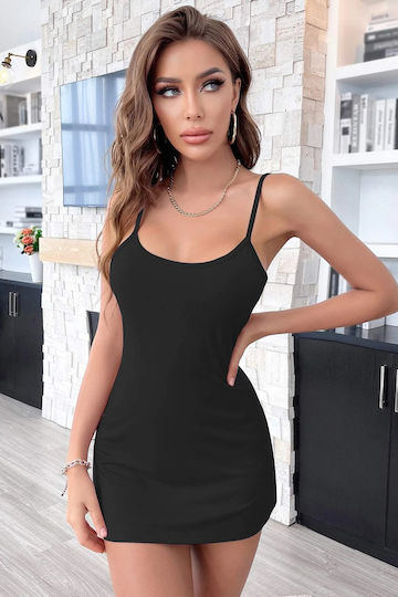 Enpapa Mini Women's Nightgown Lace Back Thin Straps