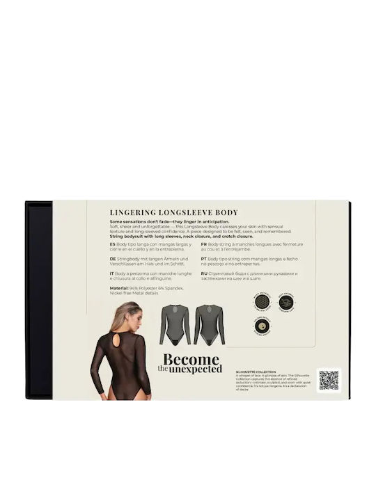 Lingering Vollkörper Bodysuit Mit Transparenz L Xl