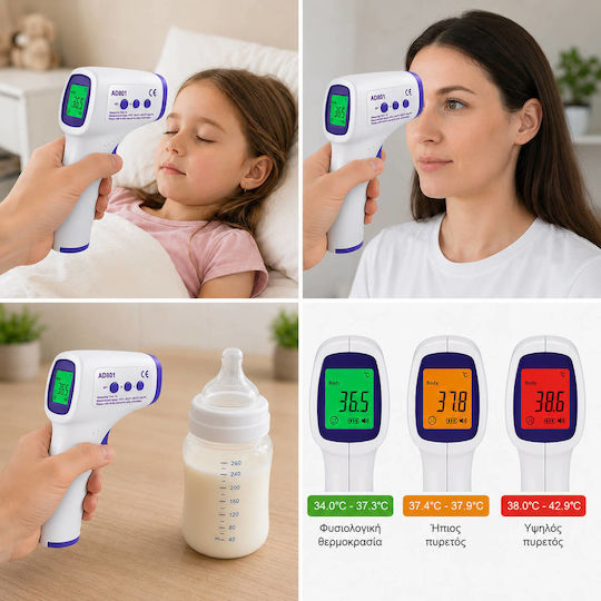 Digital Forehead Thermometer AD801