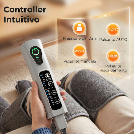 HomCom Foot Massager with Heating Function Grey
