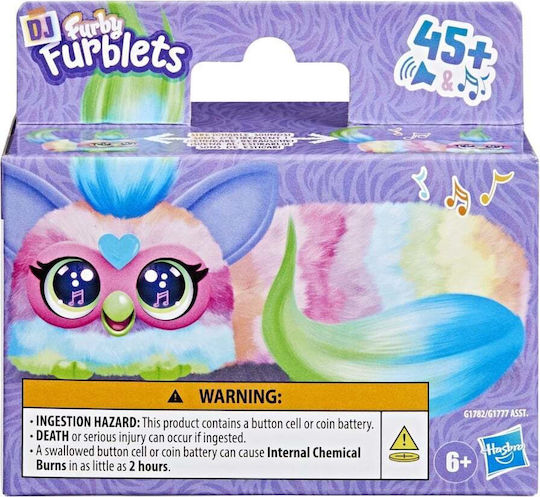 Hasbro Jucărie de plus Furby Dj Furblets cu Sunet pentru 6+ Ani 45 cm