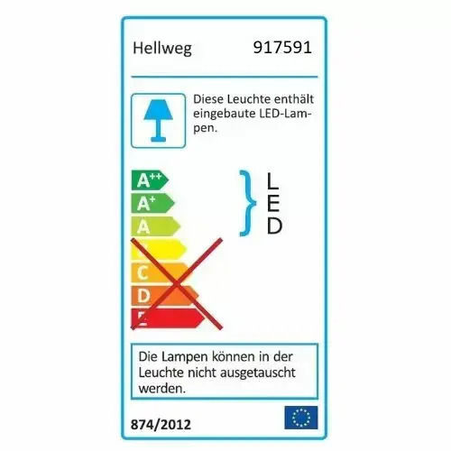 LED Лампа за Под Шкаф Hi Lite Wien 3651793 Димируема 3-степенно Затъмняване 52 Cm 1050 Lm 10w Енергиен A+ 4000k Бял Превключвател