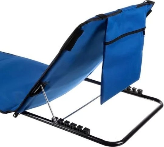 Strandmatte Verstellbare Unterstützung 50x50cm Blau