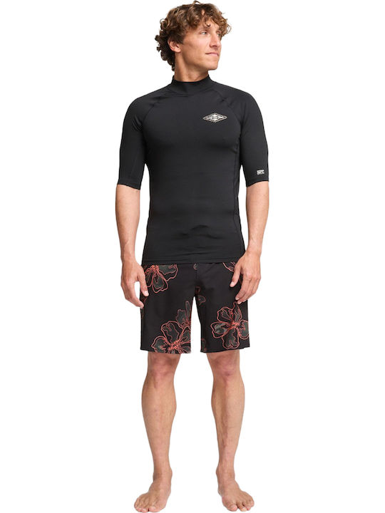 Billabong Men's Short Sleeve Sun Protection Shirt Black
