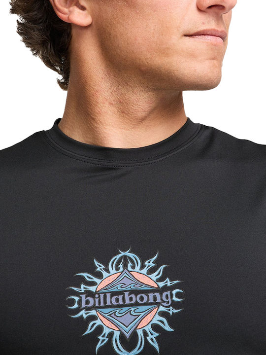 Billabong Men's Short Sleeve Sun Protection Shirt Black