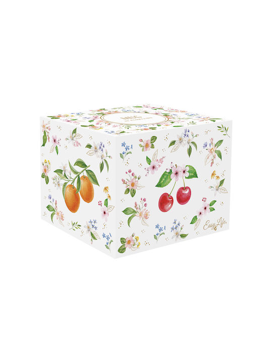 Easylife Fancy Fruit Κούπα από Πορσελάνη σε Διάφορα Σχέδια Πορτοκαλί 400ml (Διάφορα Σχέδια)