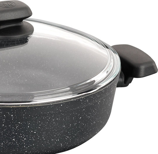 Korkmaz Ornella Untiefe Topf aus Aluminium 5lt / 24cm