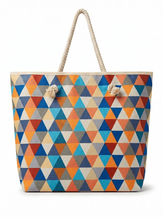 Fabric Multicolour Beach Bag