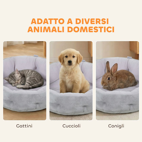 Pawhut Διπλής Όψης Κρεβάτι Γάτες Μικρόσωμους Σκύλους Εσωτερικού Χώρου D30-980v00lg