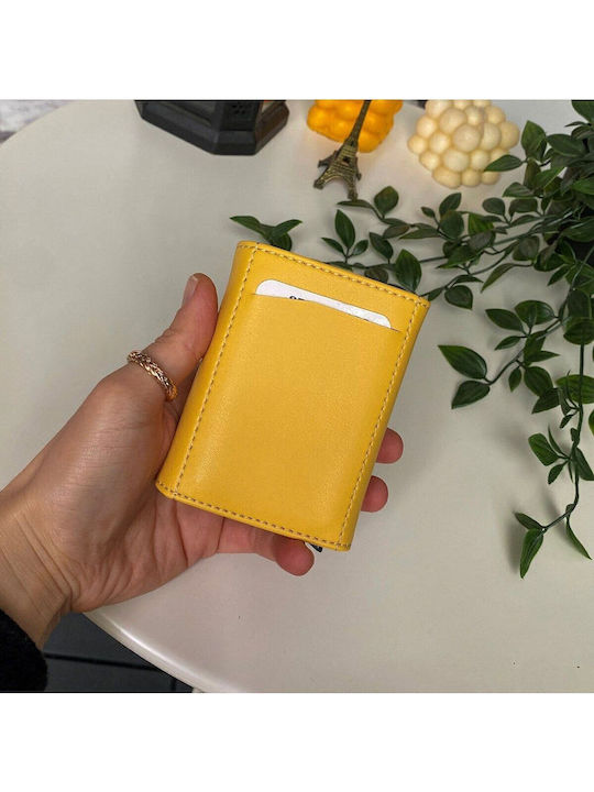 Men's Wallet with RFID Yellow