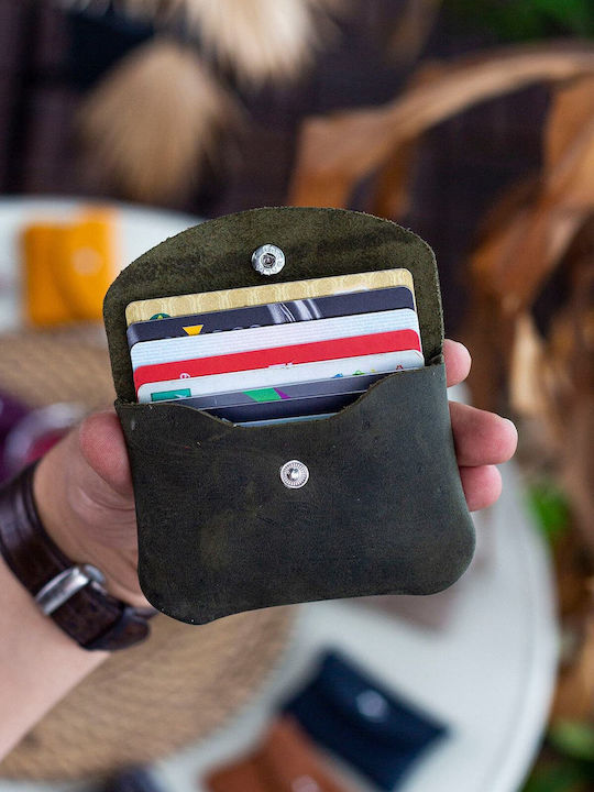 Leder Herrenbrieftasche Grün Leder Herrenbrieftasche Grün