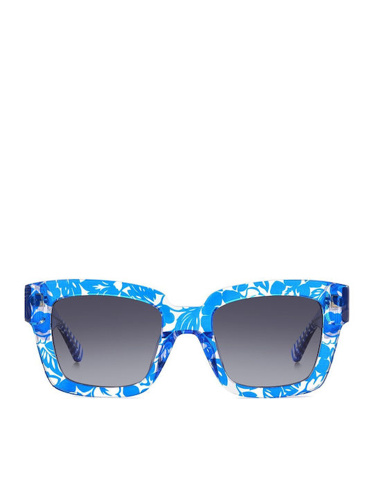 Kate Spade Unisex Sunglasses with Blue Horn-Rimmed Frame