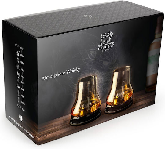 Peugeot Atmosphere Set Pahare Whiskey Cocteiluri Din Metal Negru 266226 2 Bucăți Peugeot Atmosphere Set Pahare Whiskey Cocteiluri Din Metal Negru 266226 2 Bucăți