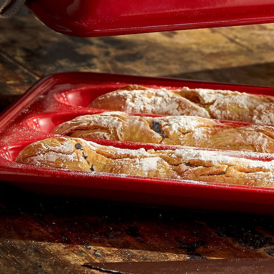 Emile Henry Bakeware Tin For Bread Ceramic 39.5x23.5x11cm