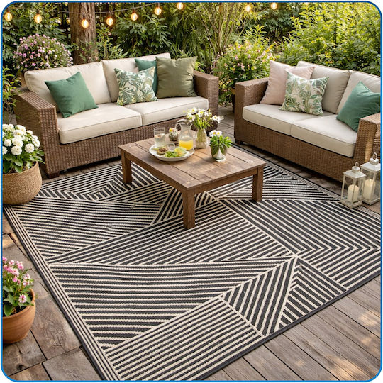 Strado Außenbereich Rechteckiger Outdoor-Teppich 140x200cm