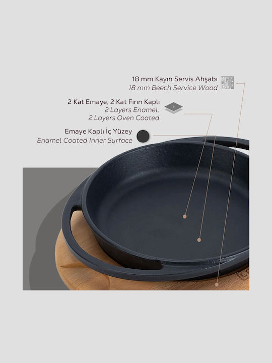 Lava Lava Wooden Serving Platter
