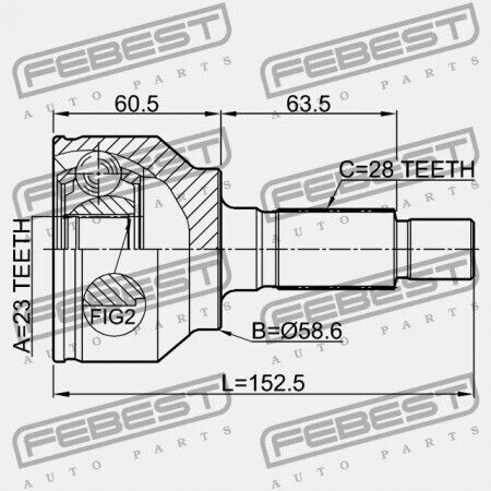 Mazda 3 Bl 2008-2011 Eu Εξωτερικός Σύνδεσμος Fg32-25-500