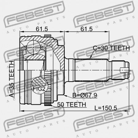 External Link Honda Pilot YF1 2003-2007 US 44014-S3V-A61