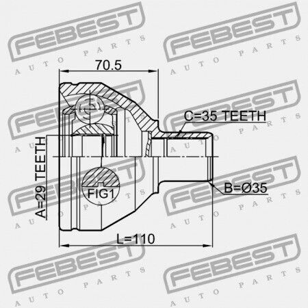 Articulație Interioară Stângă Volvo S80 2007 8603802