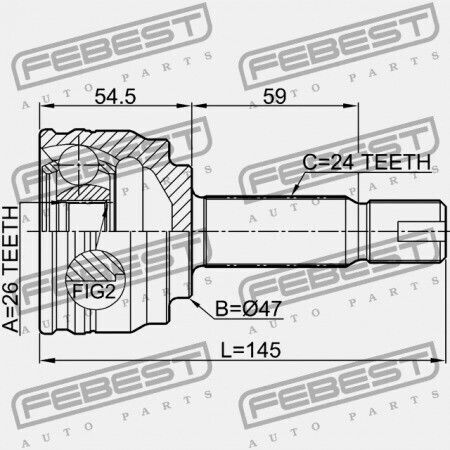 Външен Свързващ Елемент Mitsubishi Attrage A13 2013-2014 3815a423