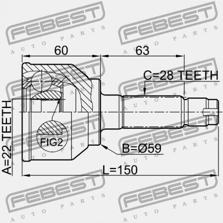 Mazda 3 Bk 2003-2006 Eu Εξωτερικός Σύνδεσμος Fg02-25-600d