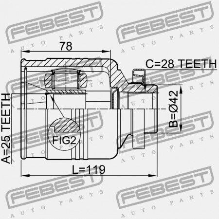 Right Inner Link Kia Sorento 02 2002-2006 Cis 49592-3e110