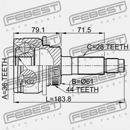 Mazda Bt-50 Außenseitiger Verbindung Pp04-25-50xa
