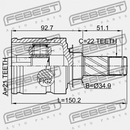 Opel Corsa D 2006-2014 Εσωτερικός Σύνδεσμος 1603413