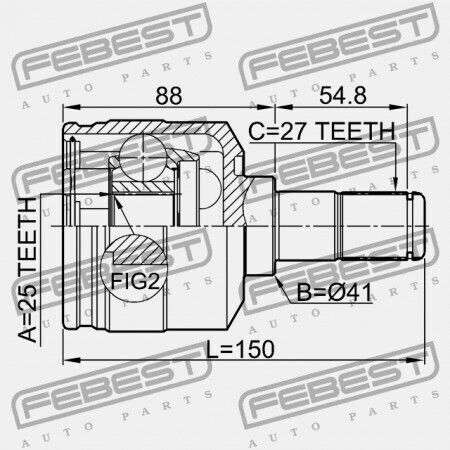 Αριστερή Εσωτερική Άρθρωση Hyundai Tucson 04 -οκτ.2006 2004 Γεν 49501-2e400