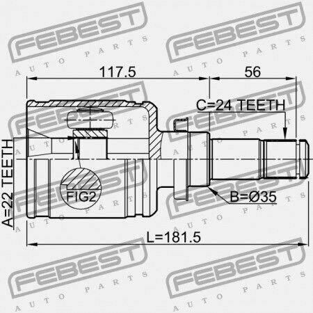 Αριστερός Εσωτερικός Σύνδεσμος Mazda 3 Bl 2008-2011 Eu Fg31-25-600