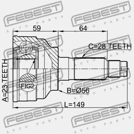 Mazda 626 Ge 1991-1994 Eu Външен Свързващ Елемент G576-25-500