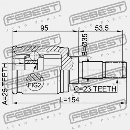 Rear Inner Link Honda CR-V RD1 1996-2001 GN 42320-S0E-300