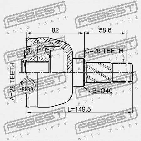 Ляв Вътрешен Връзка Ford Mondeo Ca2 2007-2014 Eu 1803656