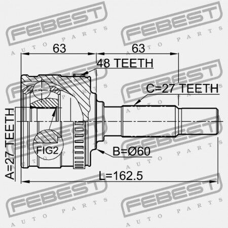 Външен Връзка Mercedes-Benz Vito 638 1996-2004 A0003301585