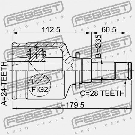 Ляв Вътрешен Връзка Mazda 3 Bk 2003-2006 Eu Gg28-22-620a
