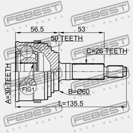 Honda Integra 4d Db6 Jp Външен Свързващ Елемент 44014-s5a-j51