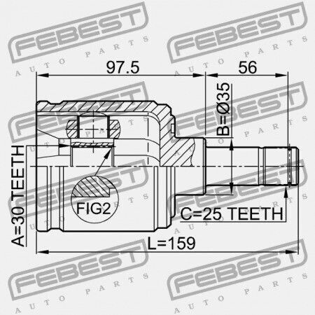 Αριστερή Εσωτερική Άρθρωση Honda Integra 4d Db6 Jp 44310-sr3-900