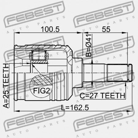 Αριστερός Εσωτερικός Σύνδεσμος Hyundai Sonata Ef 02 2001-2006 Dom 49592-1f400